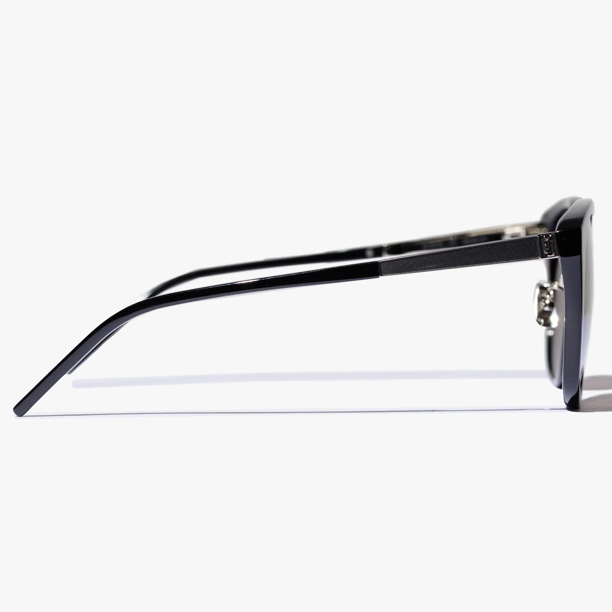 Womens Black Cat-Eye Sunglasses