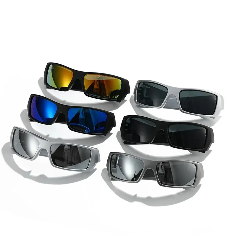 Wrap Around Y2K Sunglasses Futuristic Sports Sun Glasses 2022 Trendy Fashion Shades Vintage Punk Goggle Eyewear