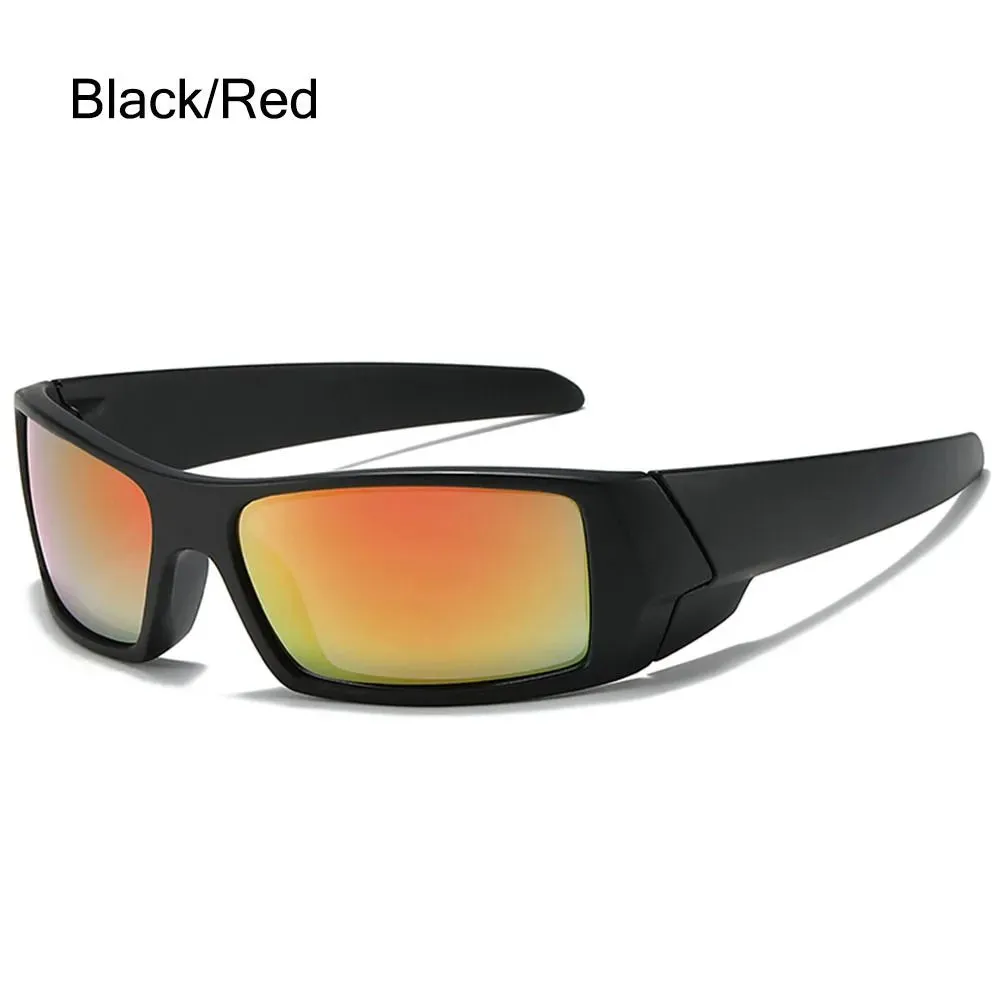 Wrap Around Y2K Sunglasses Futuristic Sports Sun Glasses 2022 Trendy Fashion Shades Vintage Punk Goggle Eyewear