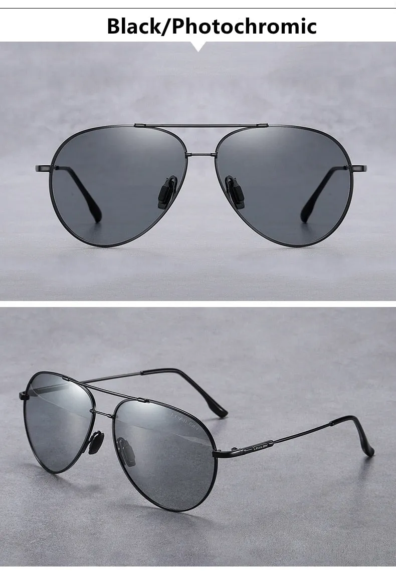 Yimaruili Men's Full Rim Double Bridge Alloy Frame Polarized Sunglasses 889