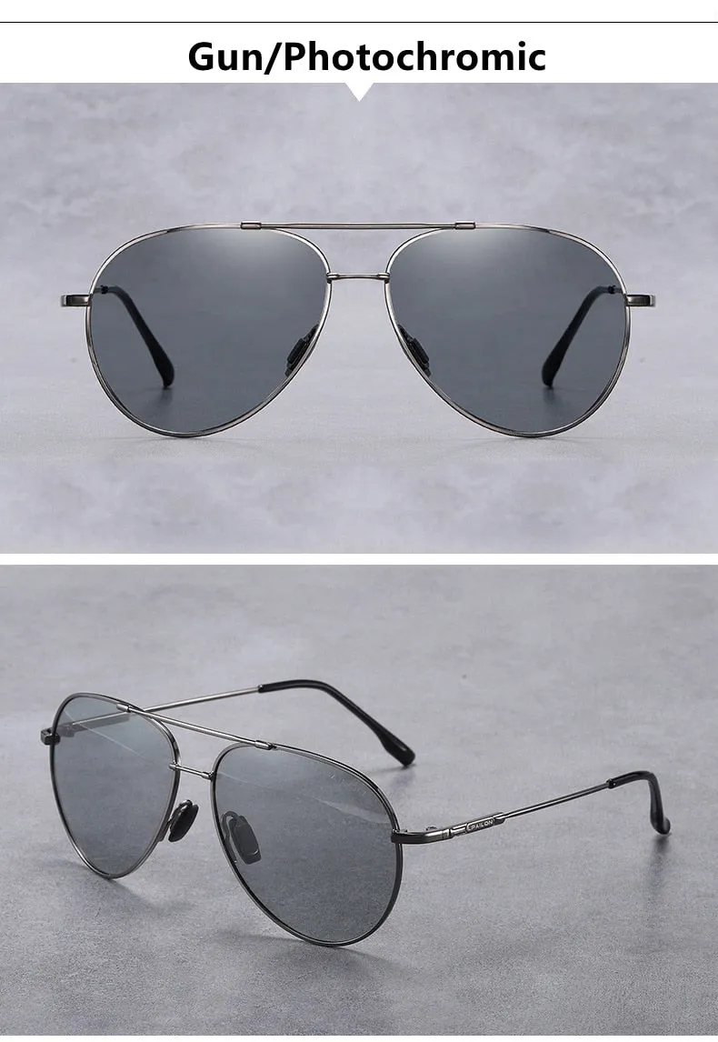 Yimaruili Men's Full Rim Double Bridge Alloy Frame Polarized Sunglasses 889