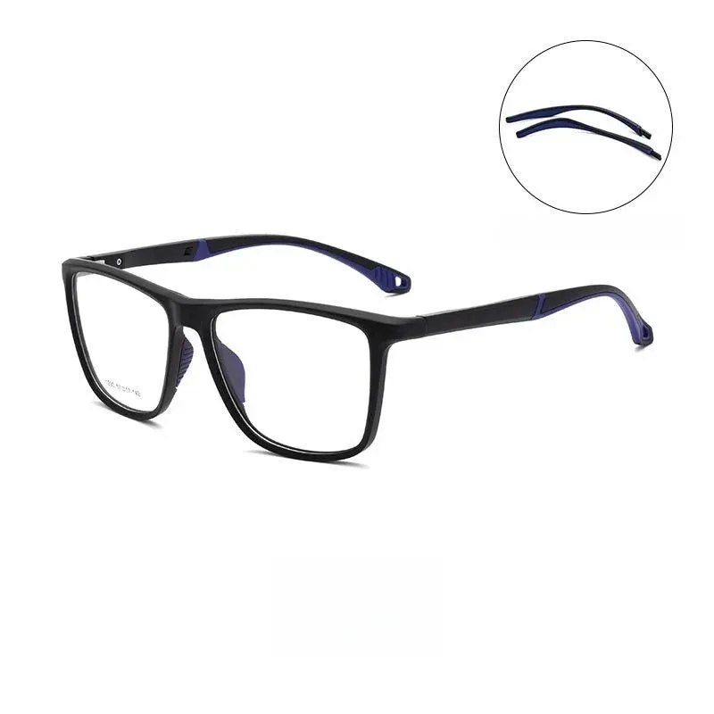 Yimaruili Men's Full Rim Square Tr 90 Sport Eyeglasses Y1230d