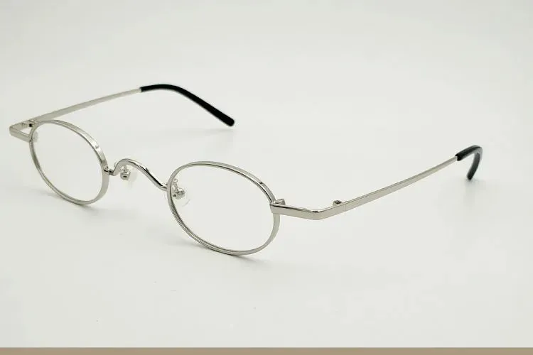 Yujo Unisex Full Rim Small Oval Alloy Eyeglasses 811004