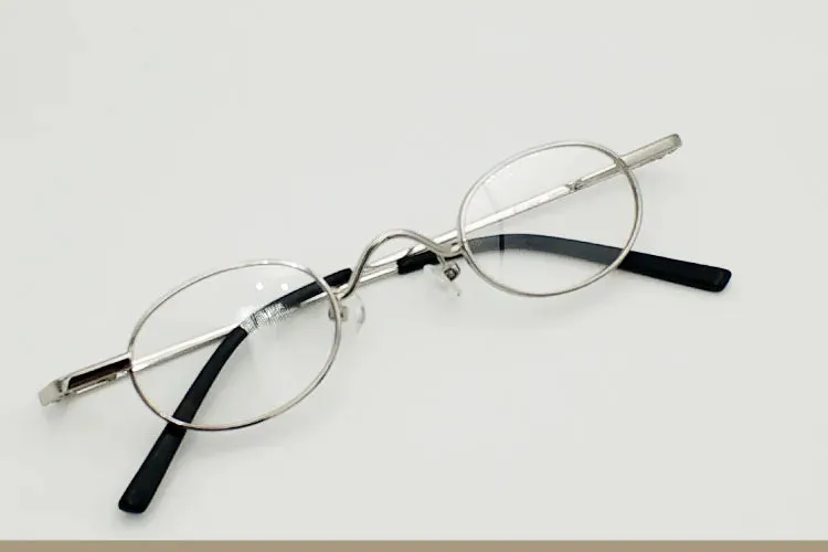 Yujo Unisex Full Rim Small Oval Alloy Eyeglasses 811004